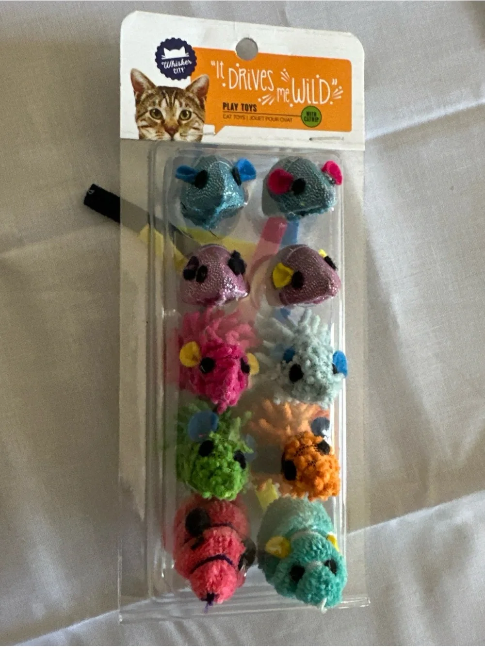 Colorful Cat Toy Mice Pack – Multi-Color Play Set